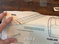 Vintage 1953 Berkeley Privateer Flying Boat Model Kit Balsa Wood Parts + Box