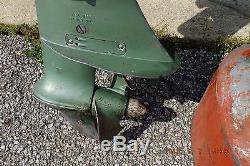 Vintage 1955 Johnson 5.5 HP Sea Horse Boat Motor With 4 Gallon Gas Tank & Hose