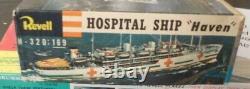 Vintage 1955 Revell Us Navy Hospital Ship Haven Small Parts Sealed + Bonus
