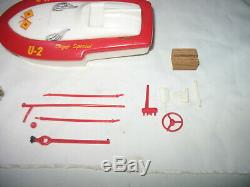 Vintage 1960's Eldon/ungar Toys Speed Boat & Trailer Kit Parts 101-87-01