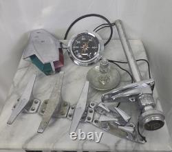Vintage 1960s 1970s Speed Boat Parts Tie Down Light Speedometer
