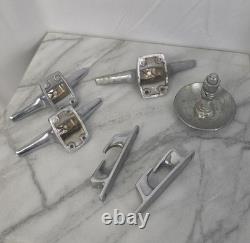 Vintage 1960s 1970s Speed Boat Parts Tie Down Light Speedometer