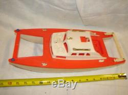 Vintage 1963 Eldon Hard Plastic Boat Ship Catamaran Miss Waikiki Toy Parts