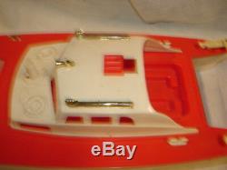 Vintage 1963 Eldon Hard Plastic Boat Ship Catamaran Miss Waikiki Toy Parts