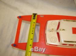 Vintage 1963 Eldon Hard Plastic Boat Ship Catamaran Miss Waikiki Toy Parts