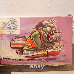 Vintage 1963 Hawk Weird-Ohs Leaky Boat Louie The Vulgar Boatman Model Kit Parts