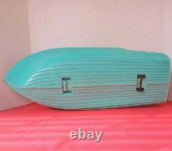 Vintage 1964 Green Irwin Barbie Speed Boat for Mattel Irwin Parts/Repair 2