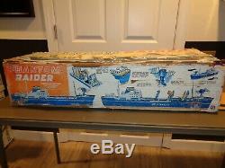 Vintage 1964 Ideal Phantom Raider Boat Ship Toy With Box Parts or Repair RARE