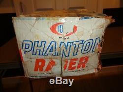 Vintage 1964 Ideal Phantom Raider Boat Ship Toy With Box Parts or Repair RARE