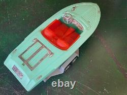 Vintage 1964 Mattel-Irwing Barbie Speedboat Boat & Trailer Parts or Restore