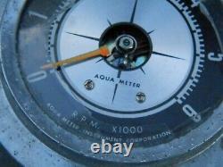 Vintage 1964 Sea Ray Boat Aqua Meter Tachometer Parts