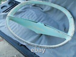 Vintage 1964 Sea Ray Boat Metal Steering Wheel Parts