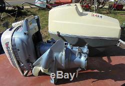Vintage 1966 Evinrude 3HP Folding Shaft Outboard Boat Motor WithCase Runs