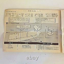 Vintage 1967 Revell U. S. S. Oriskany Ship Model Parts List Instruction Manual 67