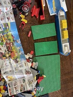 Vintage 1970s LEGO Sets 316 Fire Boat 315 & 369 Lighthouse Shell Roof Parts