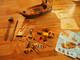 Vintage 1978 Playmobil 3550 Pirate Ship With Accessories Cannon Boat Sail Parts