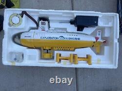 Vintage 1983 Nikko RC Exploration Submarine Sub Parts/Repair Read