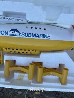 Vintage 1983 Nikko RC Exploration Submarine Sub Parts/Repair Read