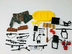 Vintage 1983 The A-TEAM Parts Accessories Weapons Tools Boat Raft Tent Lot