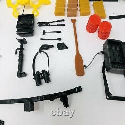 Vintage 1983 The A-TEAM Parts Accessories Weapons Tools Boat Raft Tent Lot