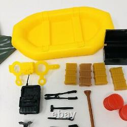 Vintage 1983 The A-TEAM Parts Accessories Weapons Tools Boat Raft Tent Lot