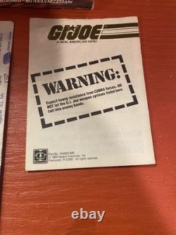 Vintage 1984 Cobra Water Moccasin with Box G. I. GI Joe 100% All Inserts Copperhead