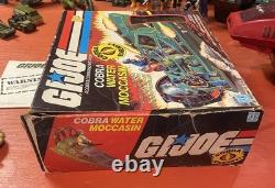Vintage 1984 Cobra Water Moccasin with Box G. I. GI Joe 100% All Inserts Copperhead