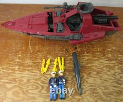 Vintage 1985 GI Joe Cobra HYDROFOIL with Parts & 2 Sailors