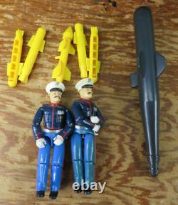 Vintage 1985 GI Joe Cobra HYDROFOIL with Parts & 2 Sailors