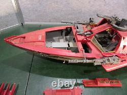 Vintage 1985 GI Joe Cobra Hydrafoil Boat Incomplete Parts or Repair