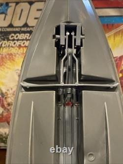 Vintage 1985 Hasbro GI Joe Cobra MORAY HYDROFOIL Box & Parts/Repair Vehicle
