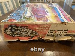 Vintage 1985 Hasbro GI Joe Cobra MORAY HYDROFOIL Box & Parts/Repair Vehicle