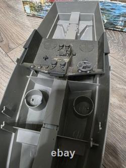 Vintage 1985 Hasbro GI Joe Cobra MORAY HYDROFOIL Box & Parts/Repair Vehicle Read