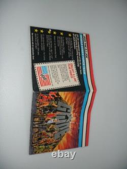 Vintage 1986 Devilfish Motorboat G. I. GI Joe 100% Complete Blueprints 3.75 ARAH