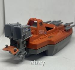 Vintage 1986 GI Joe Devilfish Motorboat 100% Complete 3.75 ARAH EUC
