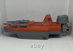 Vintage 1986 GI Joe Devilfish Motorboat 100% Complete 3.75 ARAH EUC