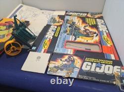Vintage 1987 GI JOE AIR SKIFF Hasbro w Cut Box & Instr INCOMPLETE