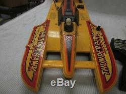 Vintage 1989 Remco THUNDER HAWK Racing Boat PARTS OR REPAIR