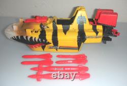 Vintage 1989 Tiger Force Tiger Fish Boat G. I. GI Joe 100% Complete 3.75 ARAH 80s