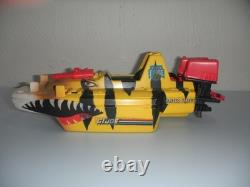 Vintage 1989 Tiger Force Tiger Fish Boat G. I. GI Joe 100% Complete 3.75 ARAH 80s