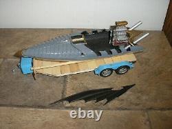 Vintage 1/24 1/25 Custom Batman Bat Boat with Trailer for parts or restore