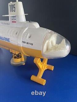 Vintage 1/250 Nikko RC Super Submarine FOR PARTS ONLY
