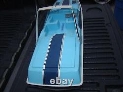Vintage 28 FIREHAWK R/C Boat with Stand for Parts or Restore