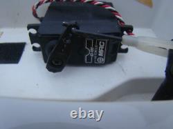 Vintage 28 FIREHAWK R/C Boat with Stand for Parts or Restore