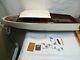 Vintage 29 Cabin Cruiser Wood Boat Model Kit With Hardware Sold As Is Parts
