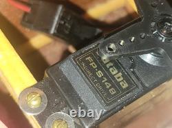 Vintage 30 RC Wooden Model Sailboat Yacht Vic Smeed Sea Urchin Untested Motor