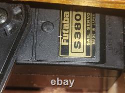 Vintage 30 RC Wooden Model Sailboat Yacht Vic Smeed Sea Urchin Untested Motor