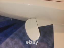 Vintage 30 RC Wooden Model Sailboat Yacht Vic Smeed Sea Urchin Untested Motor