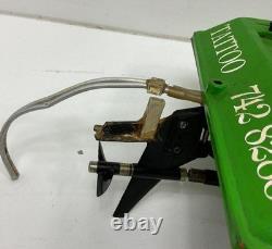 Vintage 37 Fuel Powered Model RC Jet Boat Green Ancient Art Parts, Not Run