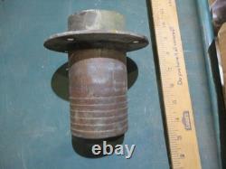 Vintage 3 inch Brass inboard boat/yacht cooling water intake and discharge parts